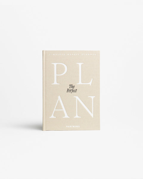 Weekly Planner - The Perfect Plan, Beige