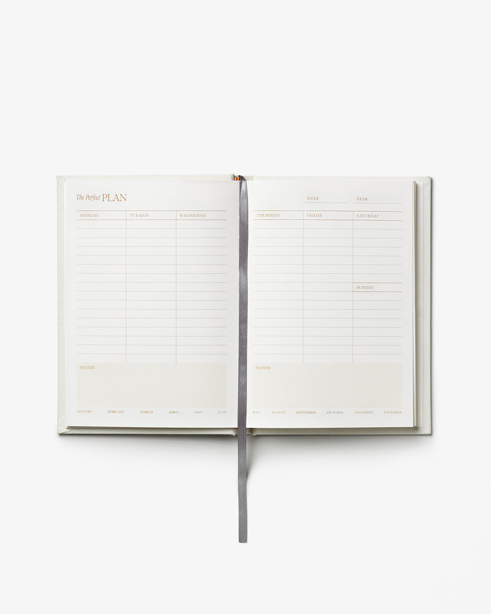 Weekly Planner - The Perfect Plan, Beige