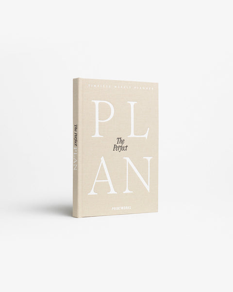 Weekly Planner - The Perfect Plan, Beige