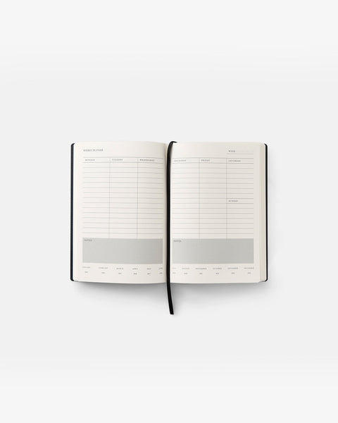 Weekly Planner - Timeless, Black