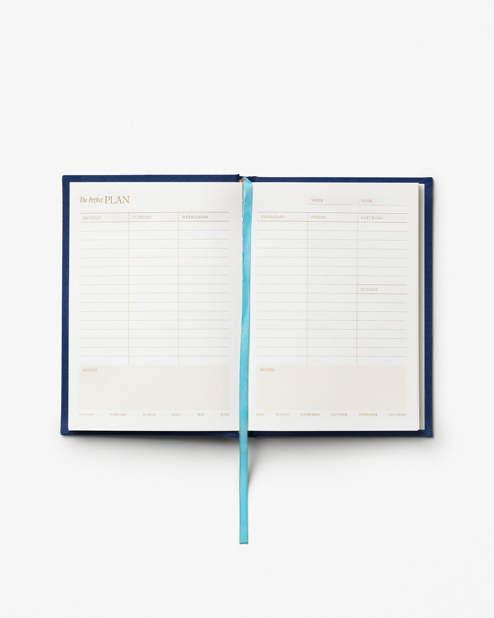 Weekly Planner - The Perfect Plan, Blue