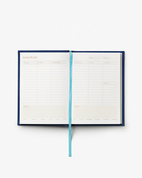 Weekly Planner - The Perfect Plan, Blue