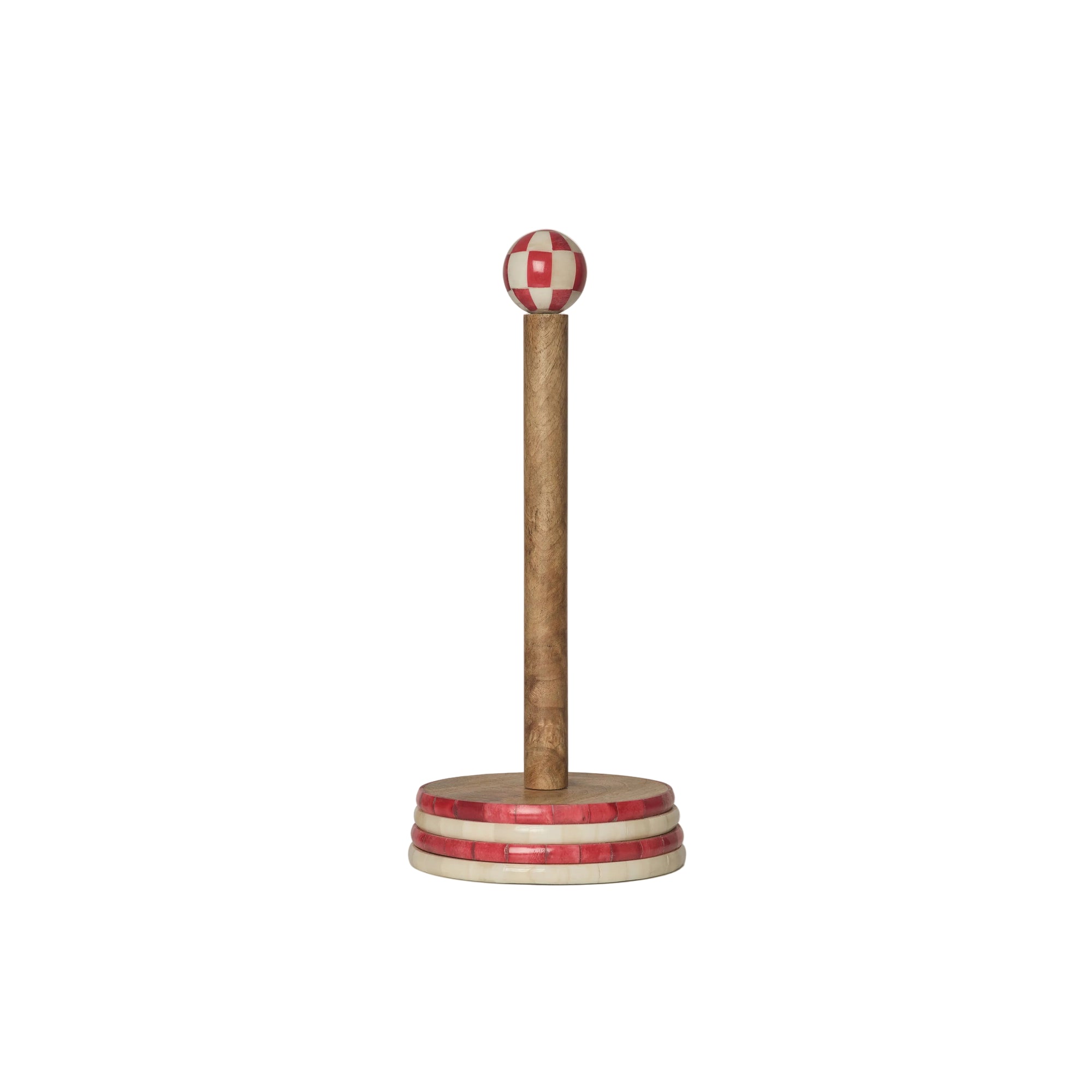 Kitchen Roll Holder | Red & White