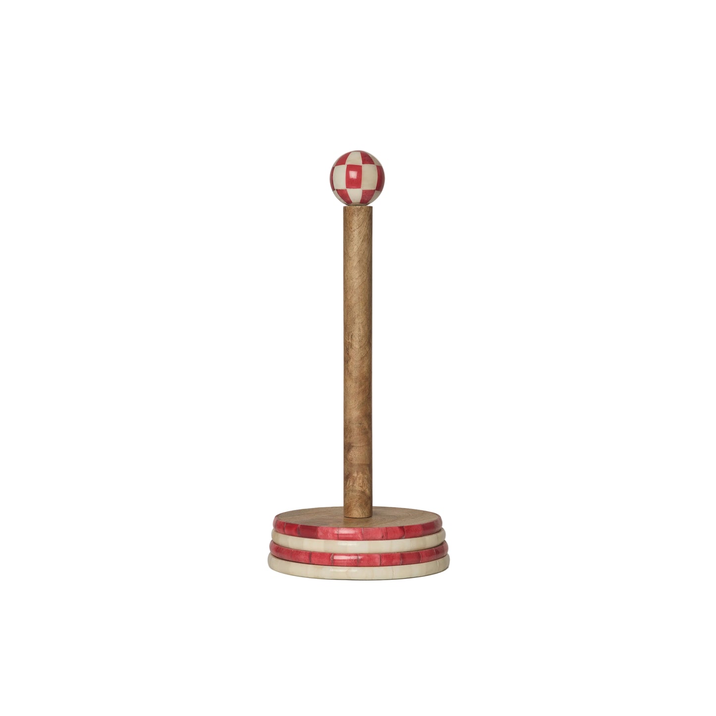 Kitchen Roll Holder | Red & White
