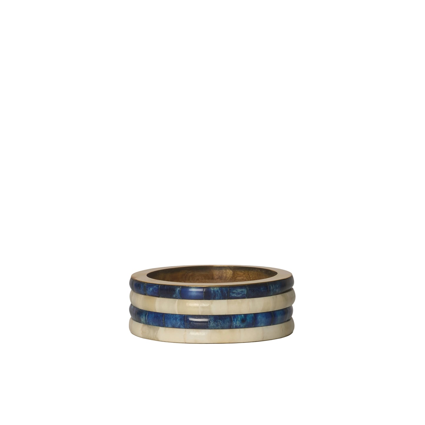 Wine Coaster | Blue & White | Striped