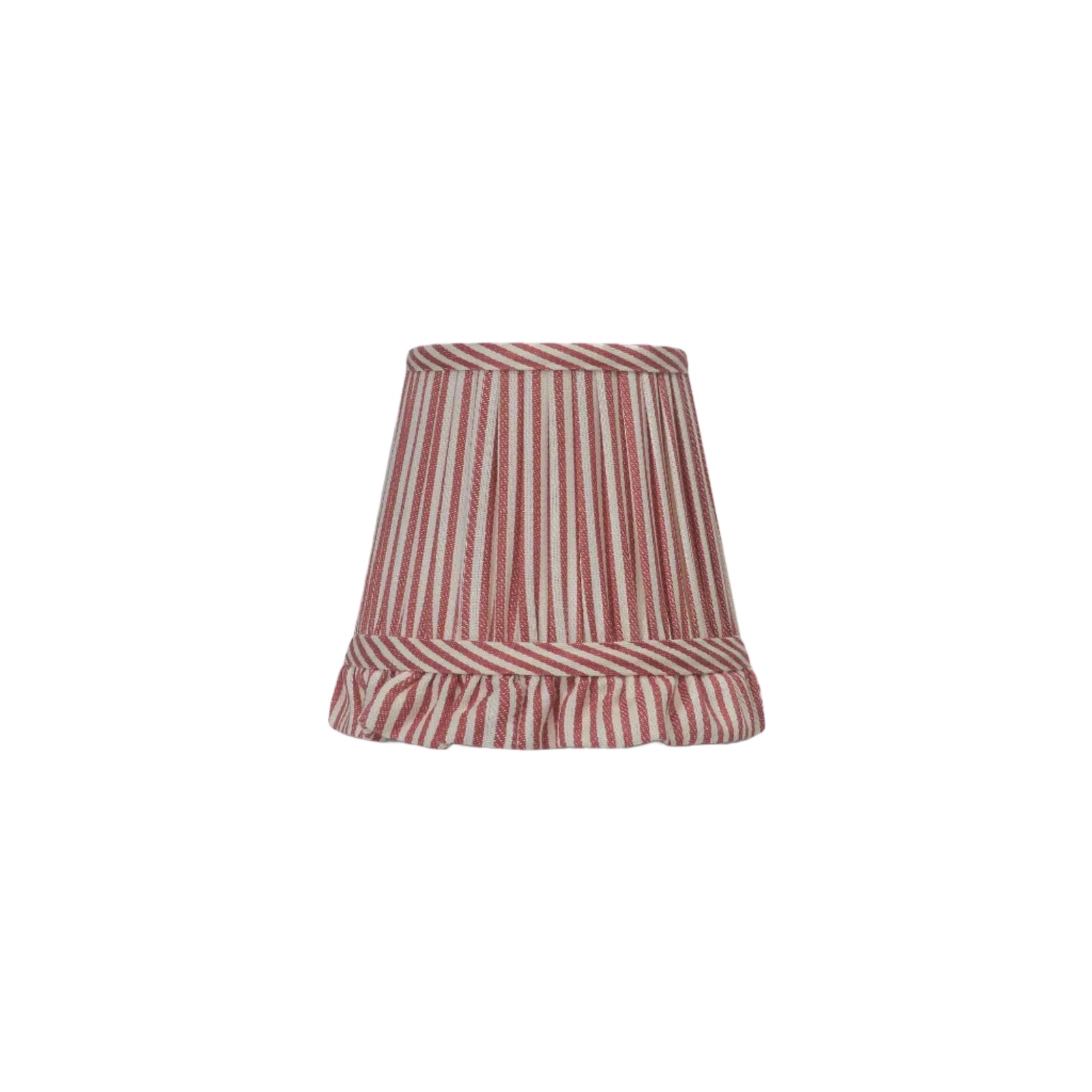 The Fine Stripe in Crabapple Wall Light Lampshade