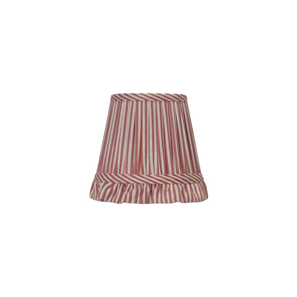 The Fine Stripe in Crabapple Wall Light Lampshade