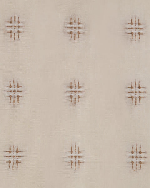 The Embroidered Cotton in Chestnut