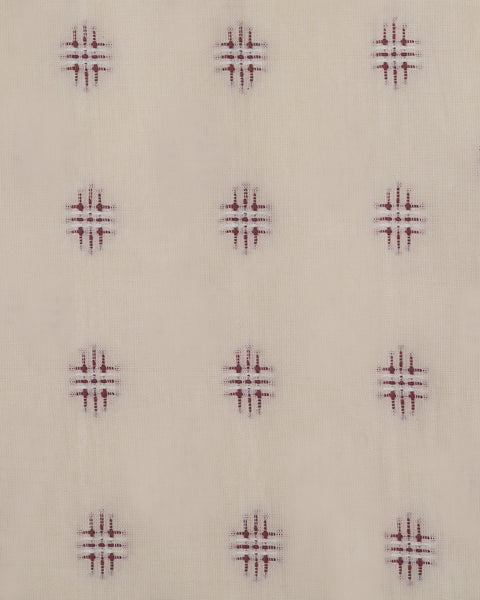 The Embroidered Cotton in Damson