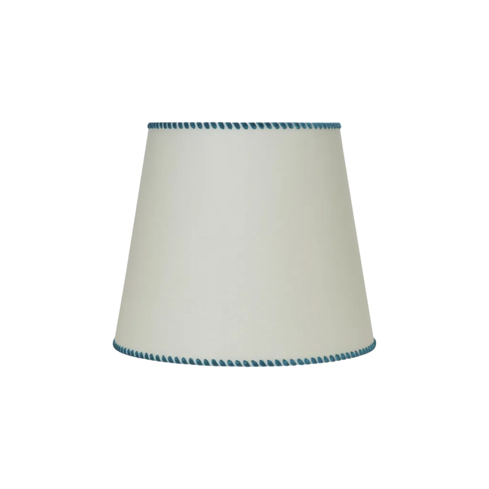 Natural Parchment with Blue Juniper Trim