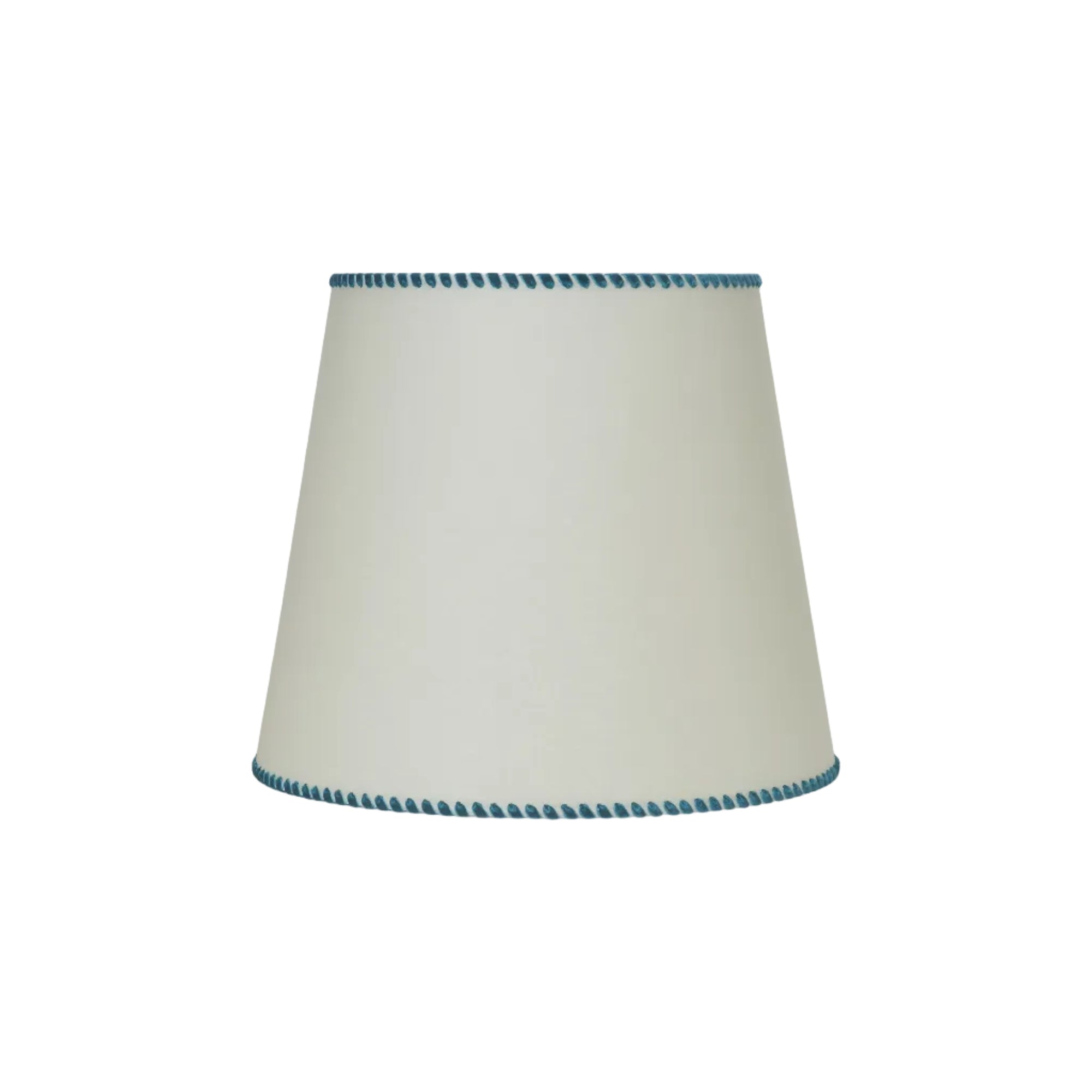 Natural Parchment with Blue Juniper Trim