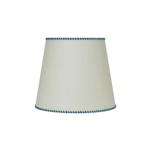 Natural Parchment with Blue Juniper Trim
