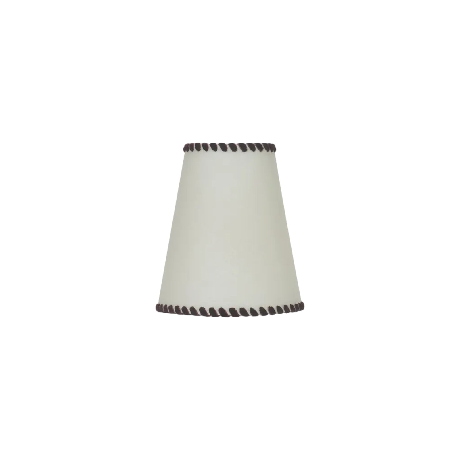 Natural Parchment with Cocoa Trim Wall Light