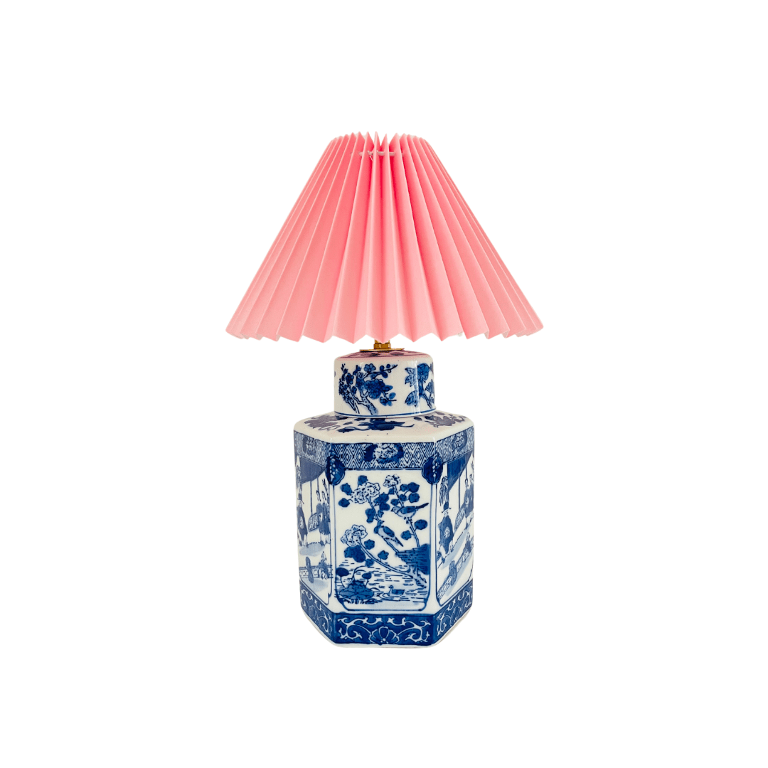 Antique Hexagon Jar Lamp