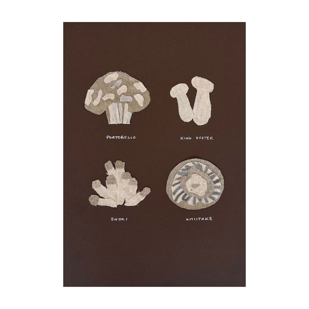 Mushrooms Print