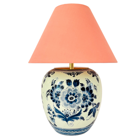 Antique Delft Lamp