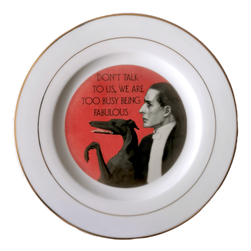 "Don't talk to us" Wall Plate