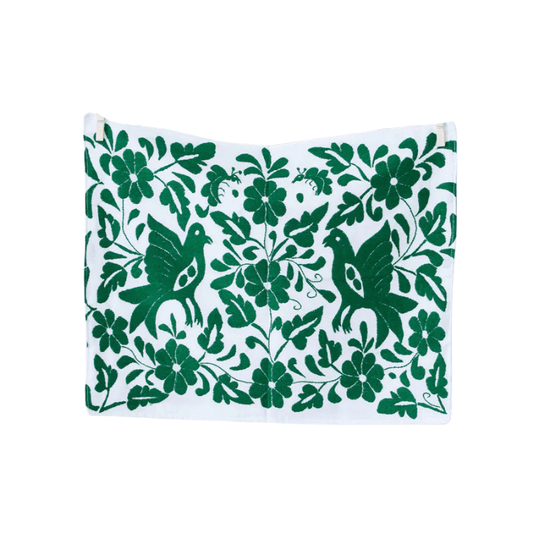 Embroidered Placemat - Green