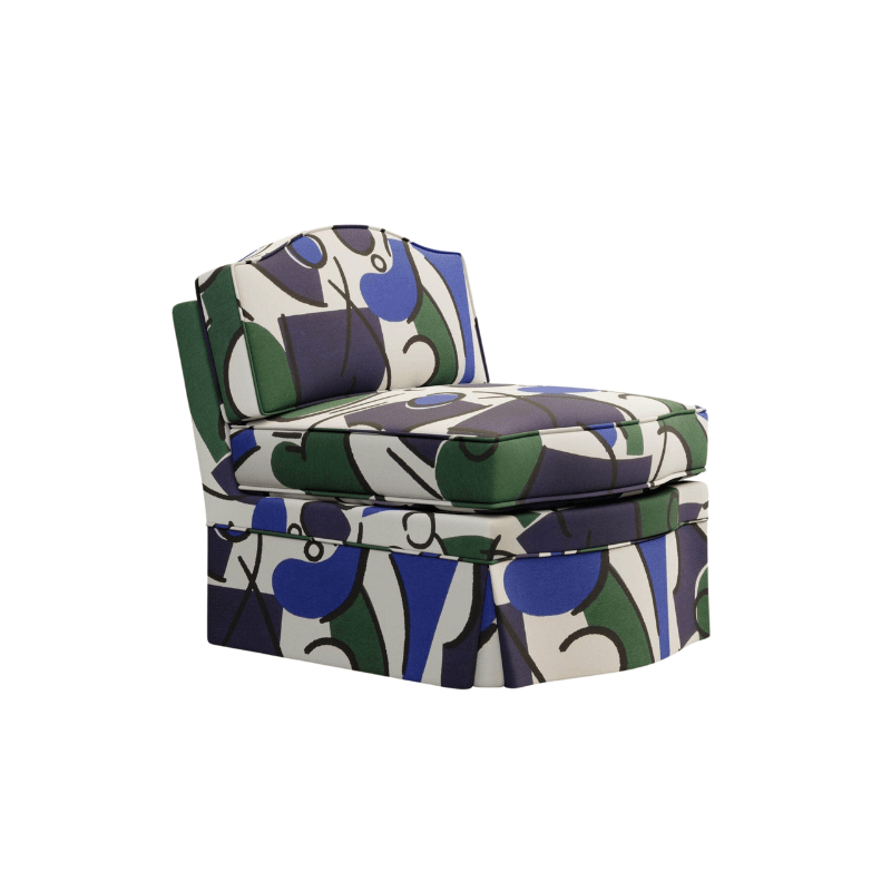 Felix Slipper Chair, Seaweed