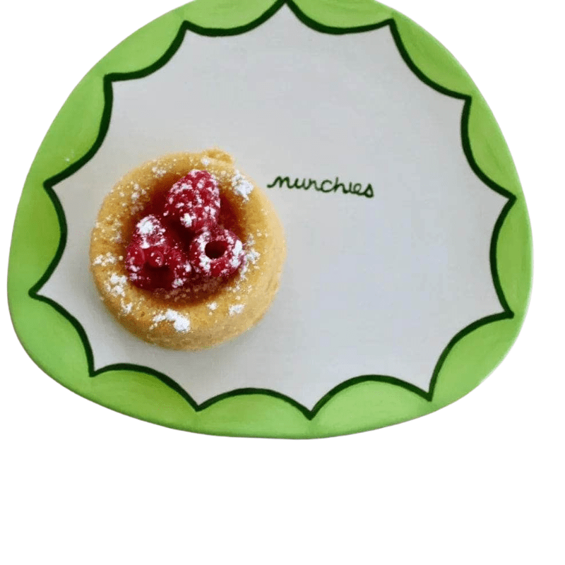 "Munchies" Dessert Plates/Set of Two