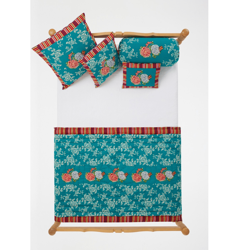 Cotton Cushion Cover Kandem Queen Green