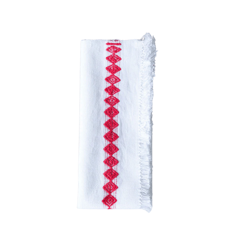 Woven Napkin - Red