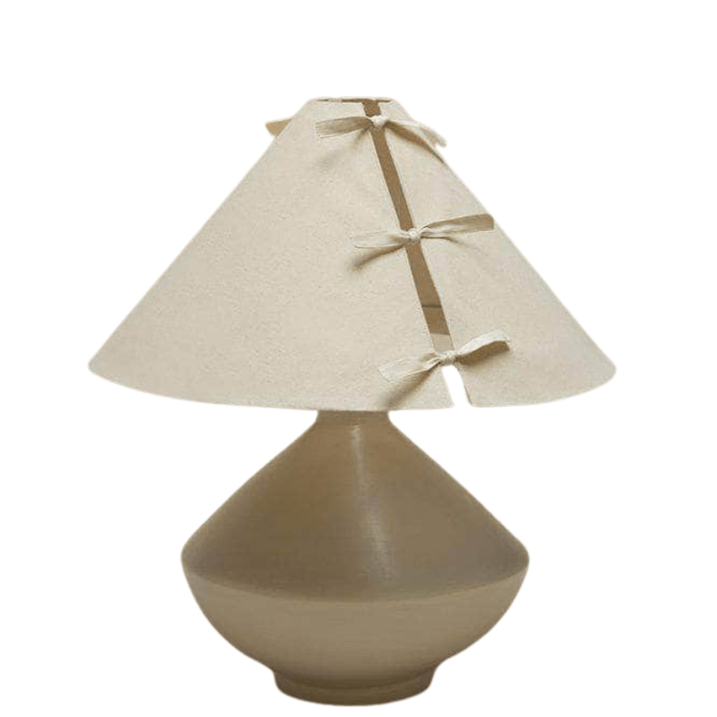 Bone Ceramic Large Lamp