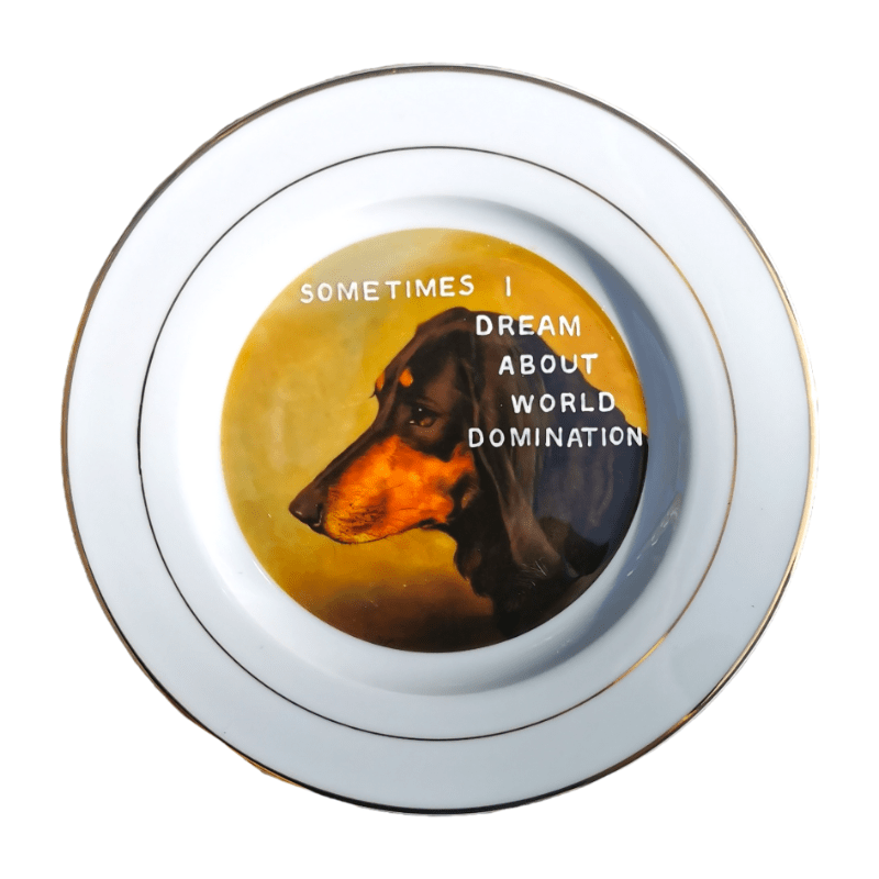 World Domination Wall Plate