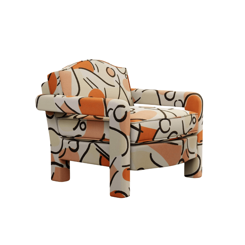 Elio Armchair, Tangerine