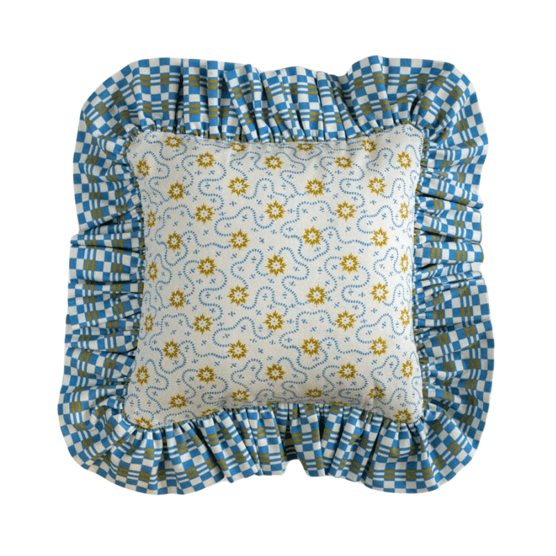 "Frilly Fancy" Cushion in Cream