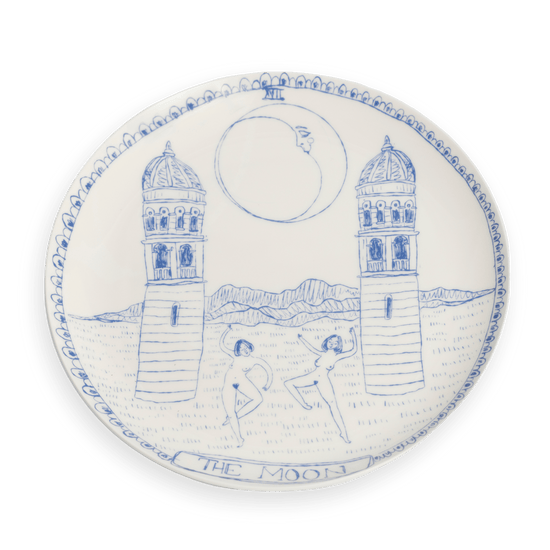 The Moon Tarot Dinner Plate