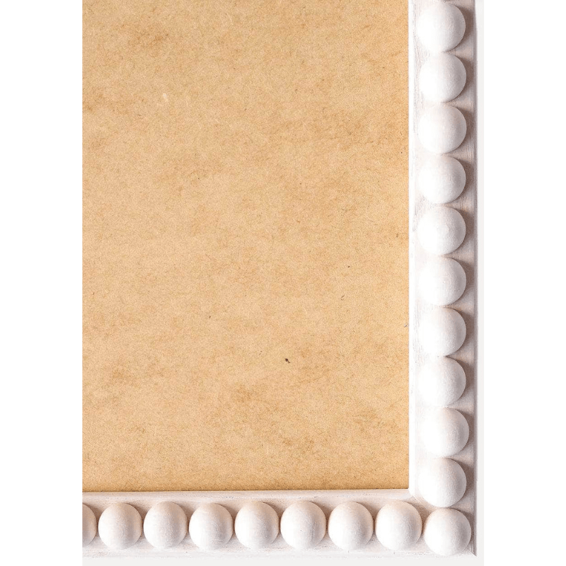 Paper White Stained Bobbin Frame