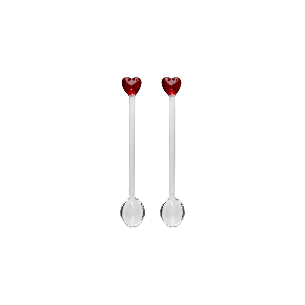 Heart Spoons Red