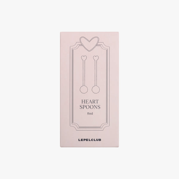 Heart Spoons Red