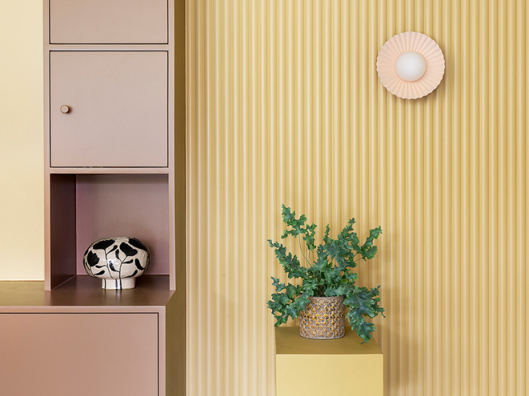 The Pleat wall and flush ceiling light - Houseof x Emma Gurner