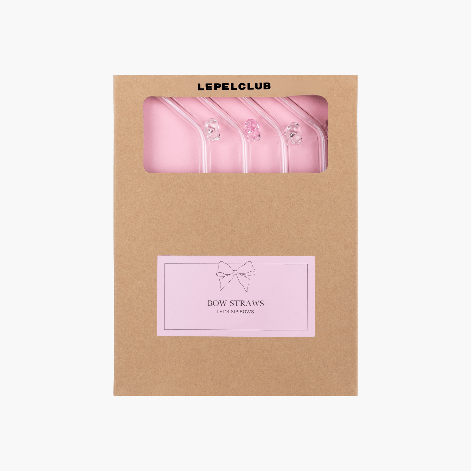 Bow Straws Set of Four