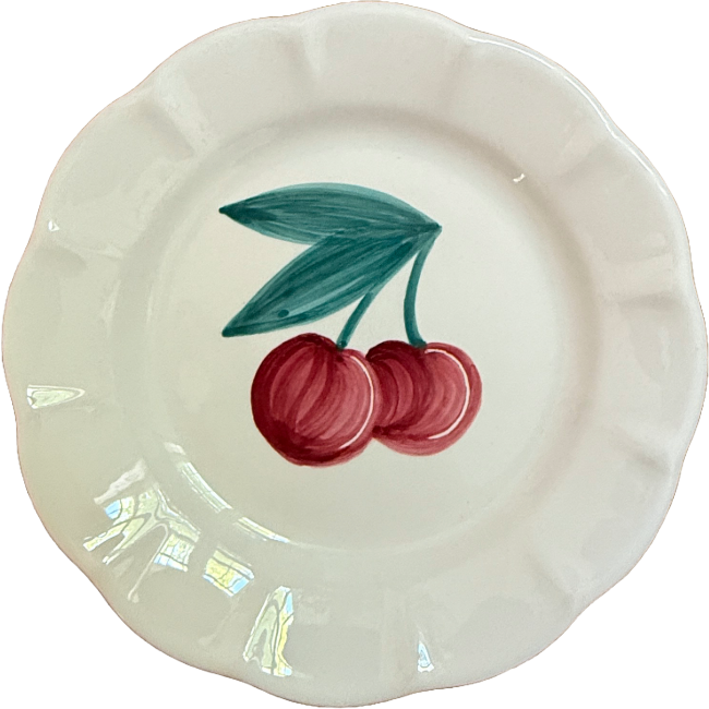 Cherry Mercato Plate - 16 cm