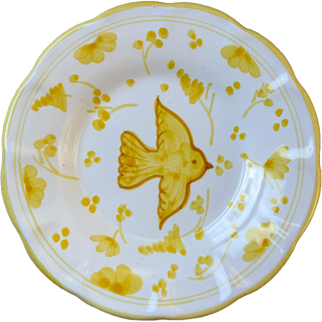 Colomba Yellow Plate 16cm