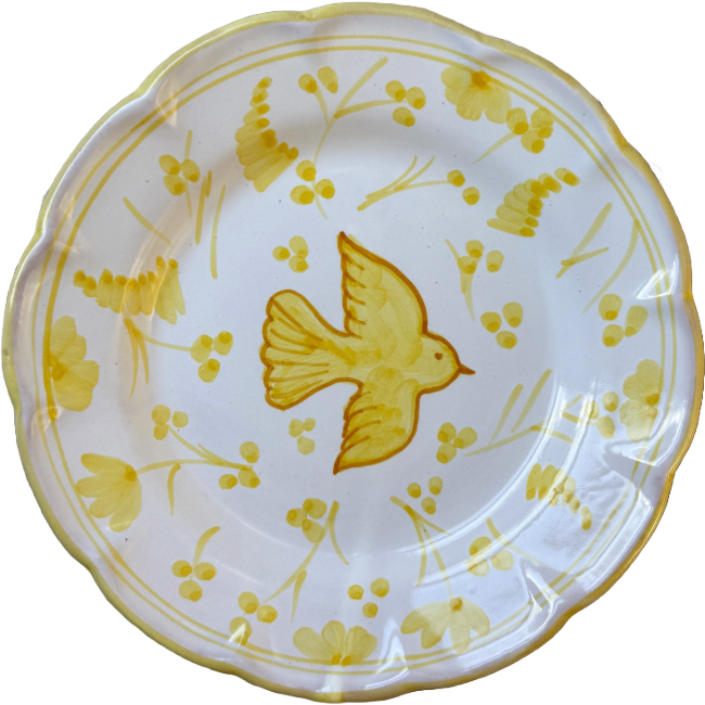 Colomba Yellow Plate 25cm