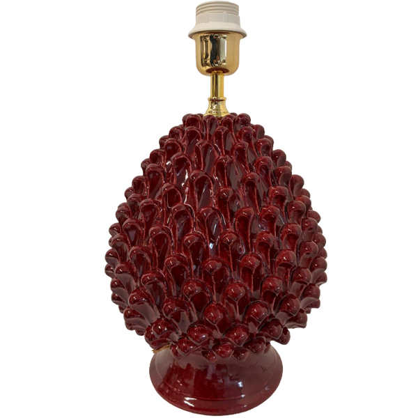 Bordeaux Pinecone Lamp