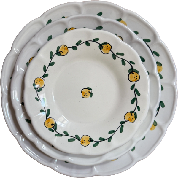 Orange Fruit Dinner Plate 25 cm