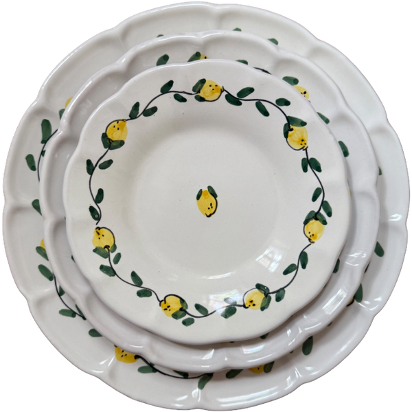 Lemon Frutta Plate - 16 cm