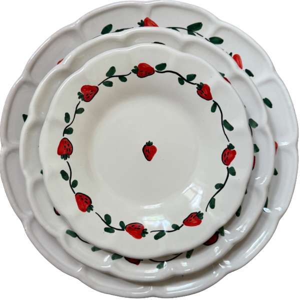 Frutta Strawberry Plate 25cm