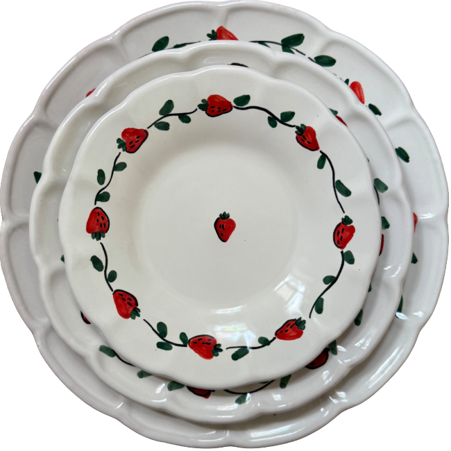 Frutta Fraise Plate - 20cm
