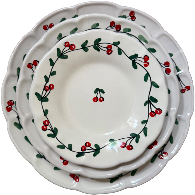 Frutta Cherry Plate 25 cm