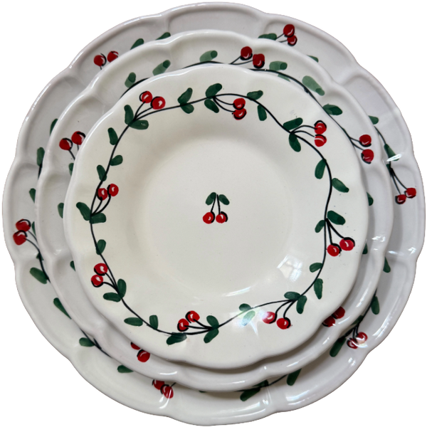 Frutta Cherry Plate 25 cm