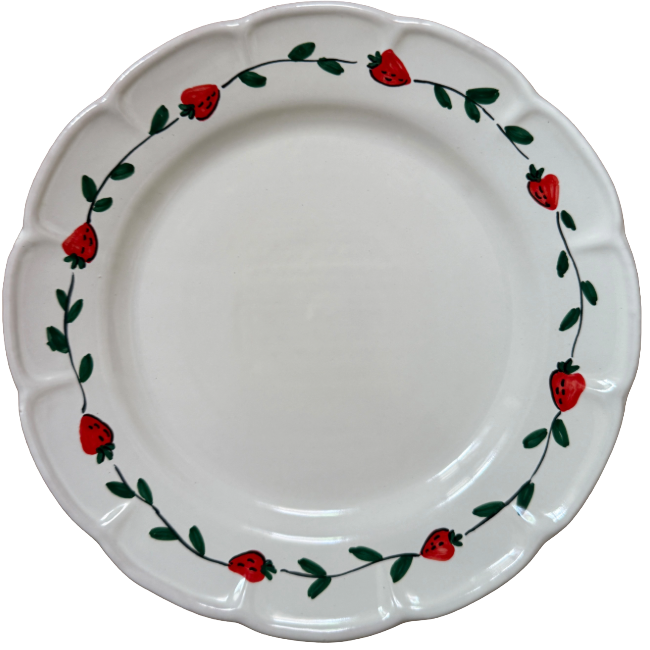 Frutta Strawberry Plate 25cm