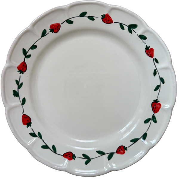 Frutta Strawberry Plate 25cm