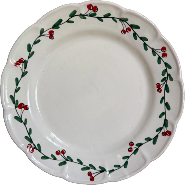 Frutta Cherry Plate 25 cm