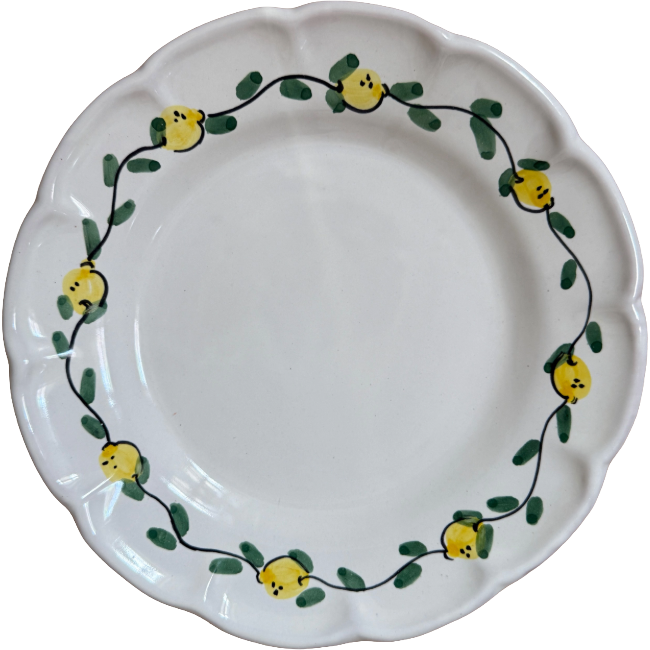 Lemon Frutta Plate - 20 cm